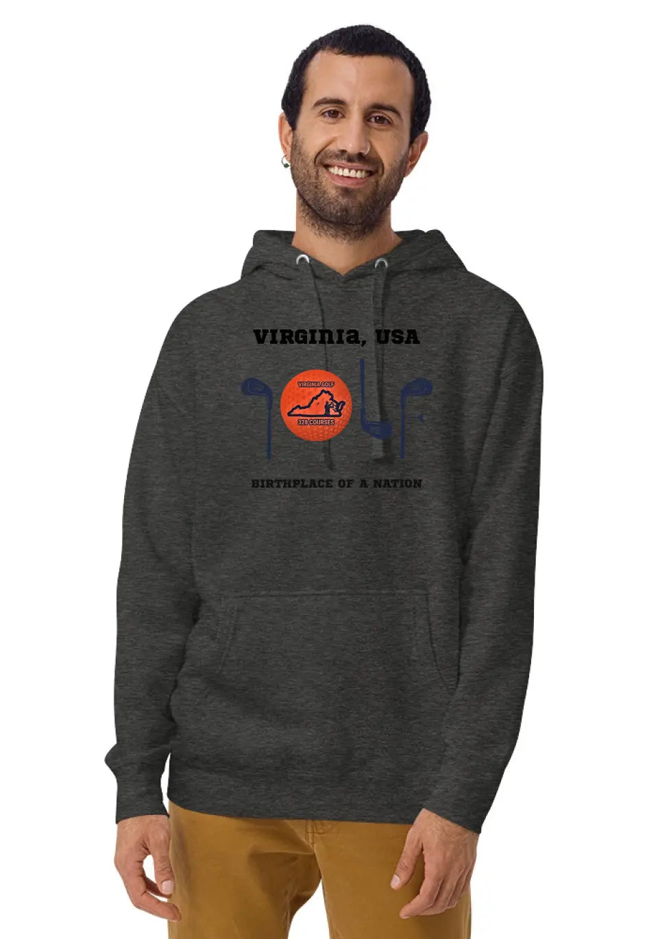 VIRGINIA UNISEX GOLF HOODIE