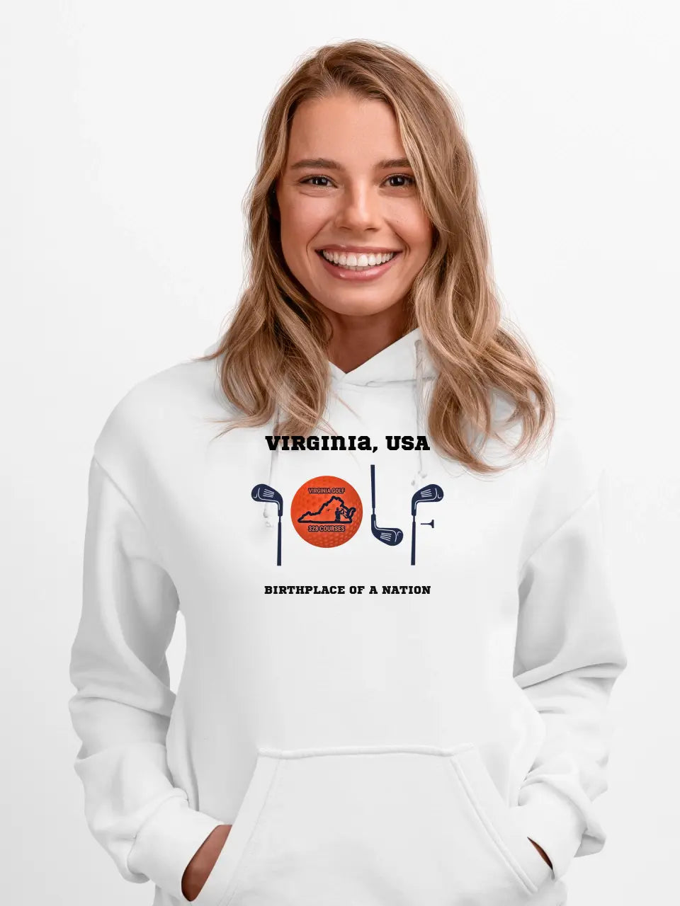 VIRGINIA UNISEX GOLF HOODIE