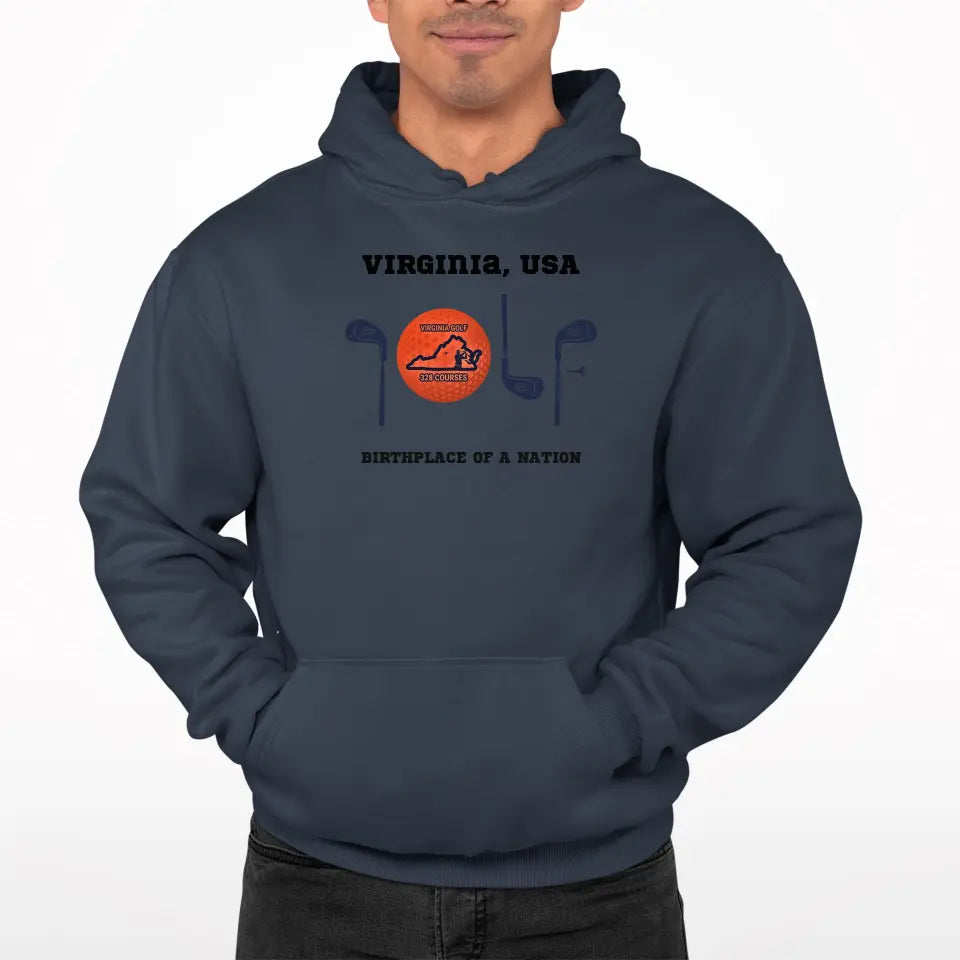 VIRGINIA UNISEX GOLF HOODIE