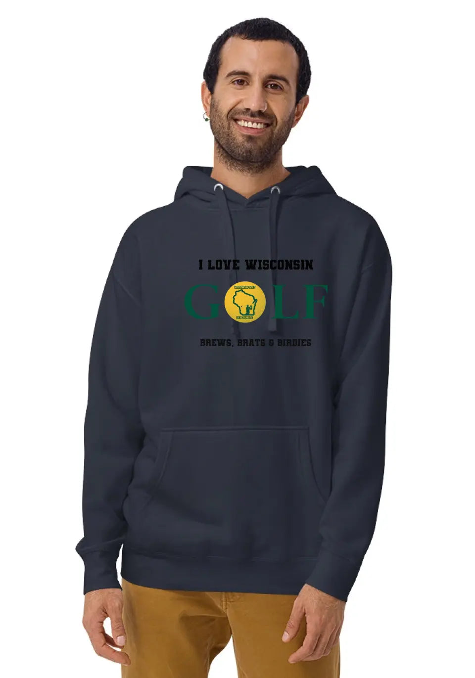 WISCONSIN UNISEX GOLF HOODIE