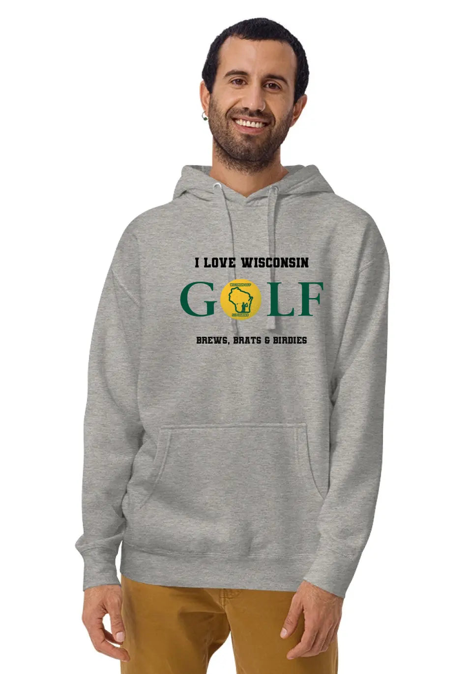 WISCONSIN UNISEX GOLF HOODIE