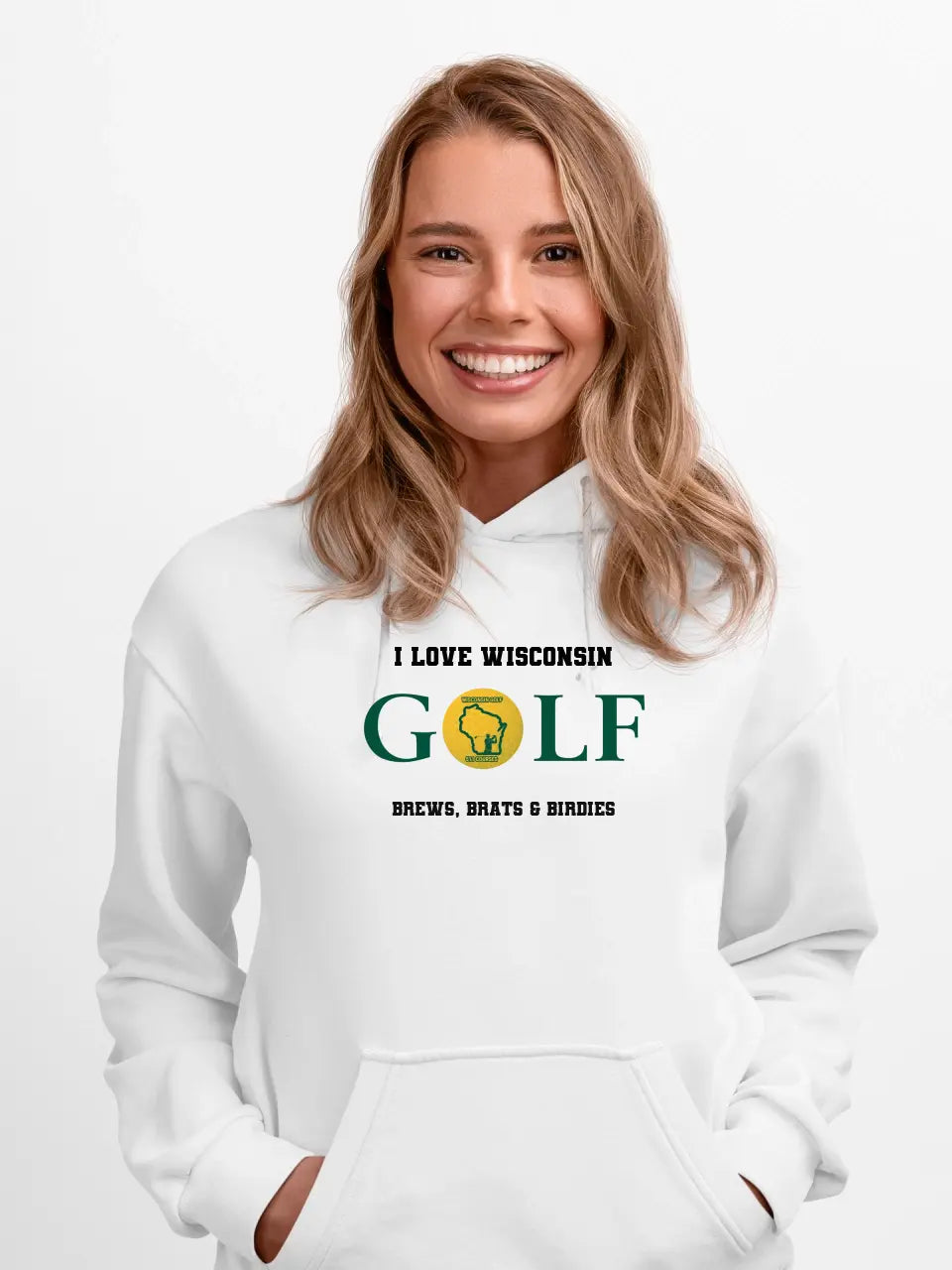 WISCONSIN UNISEX GOLF HOODIE