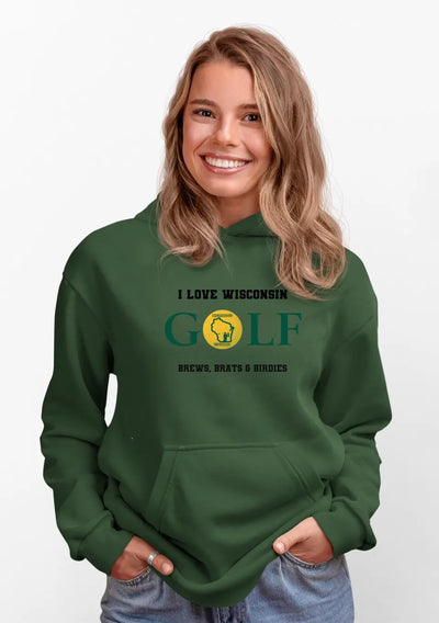 WISCONSIN UNISEX GOLF HOODIE