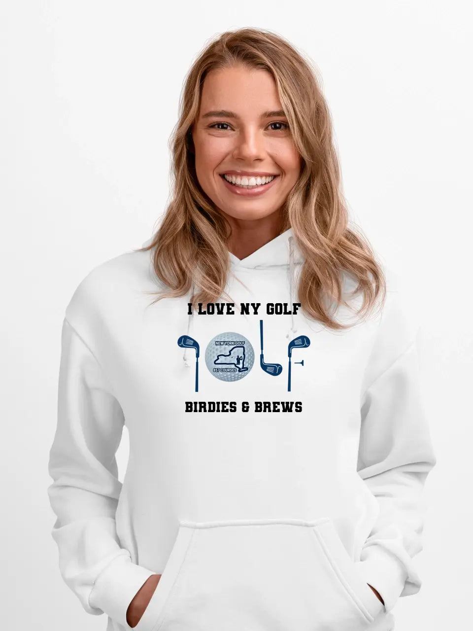 NEW YORK UNISEX GOLF HOODIE