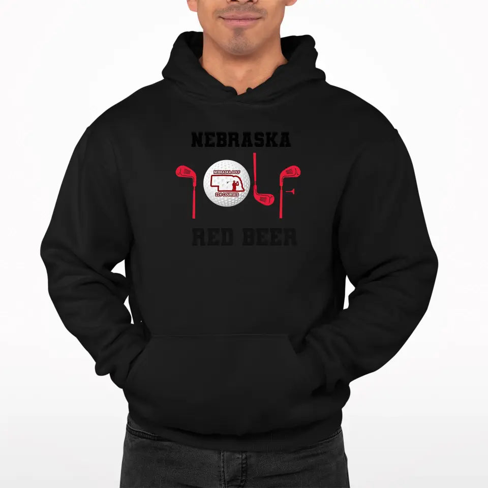 NEBRASKA UNISEX GOLF HOODIE