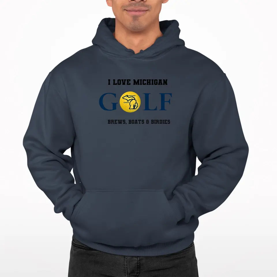 MICHIGAN UNISEX GOLF HOODIE