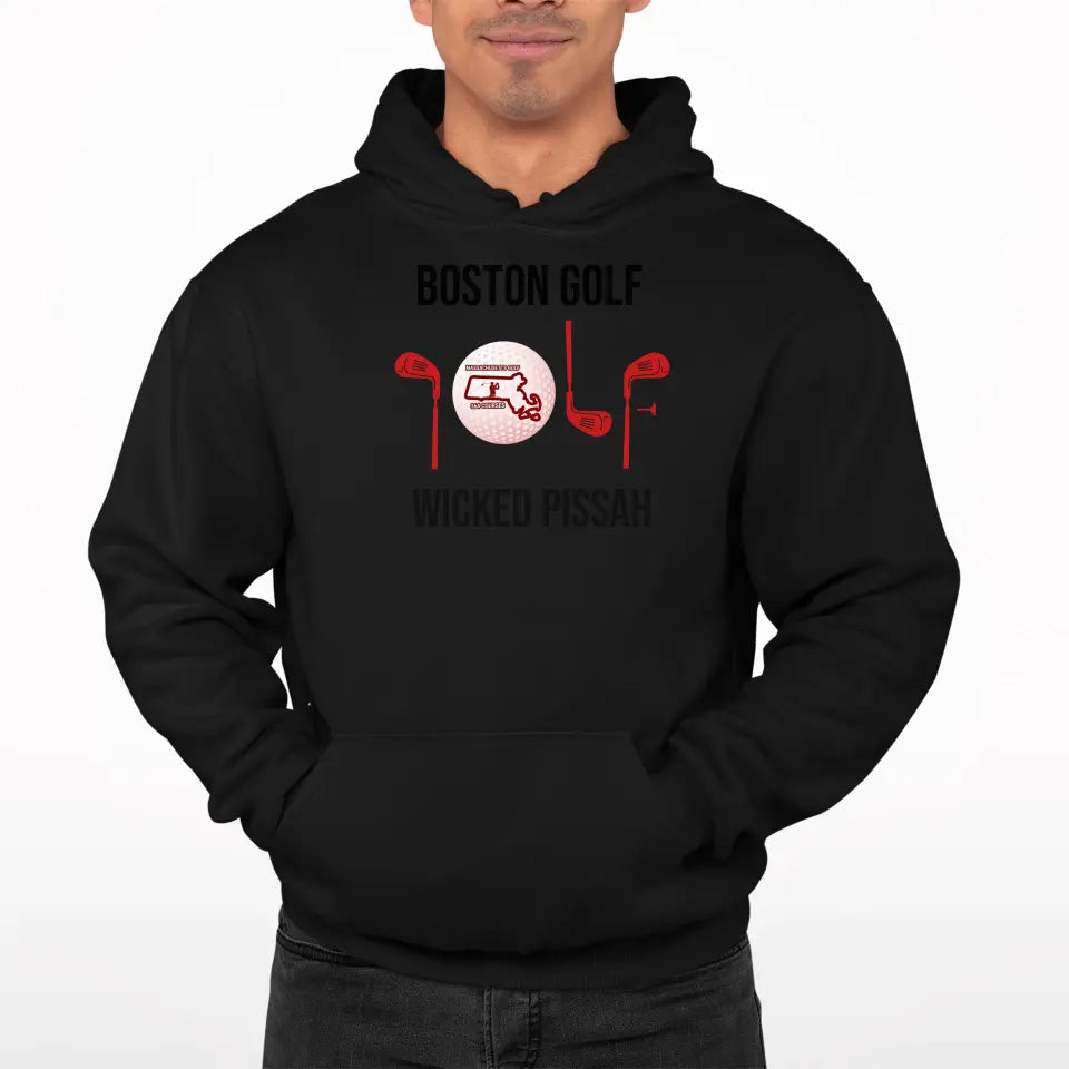 MASSACHUSETTS UNISEX GOLF HOODIE