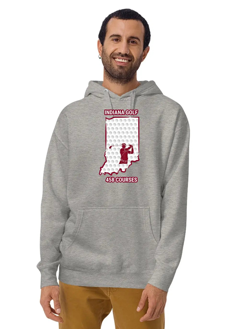 INDIANA UNISEX GOLF HOODIE