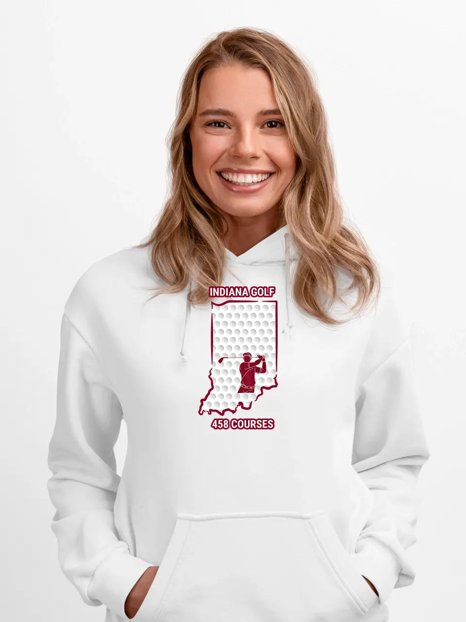 INDIANA UNISEX GOLF HOODIE