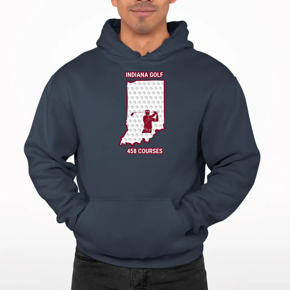 INDIANA UNISEX GOLF HOODIE