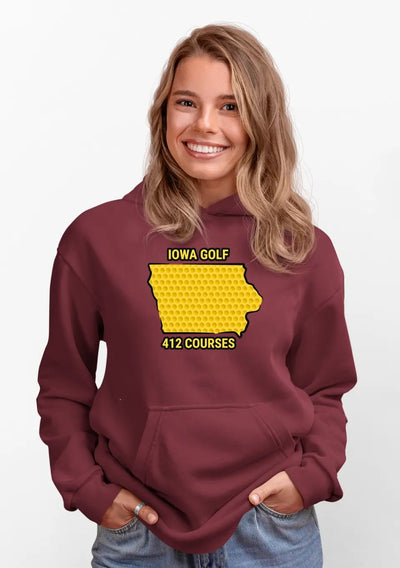 IOWA UNISEX GOLF HOODIE