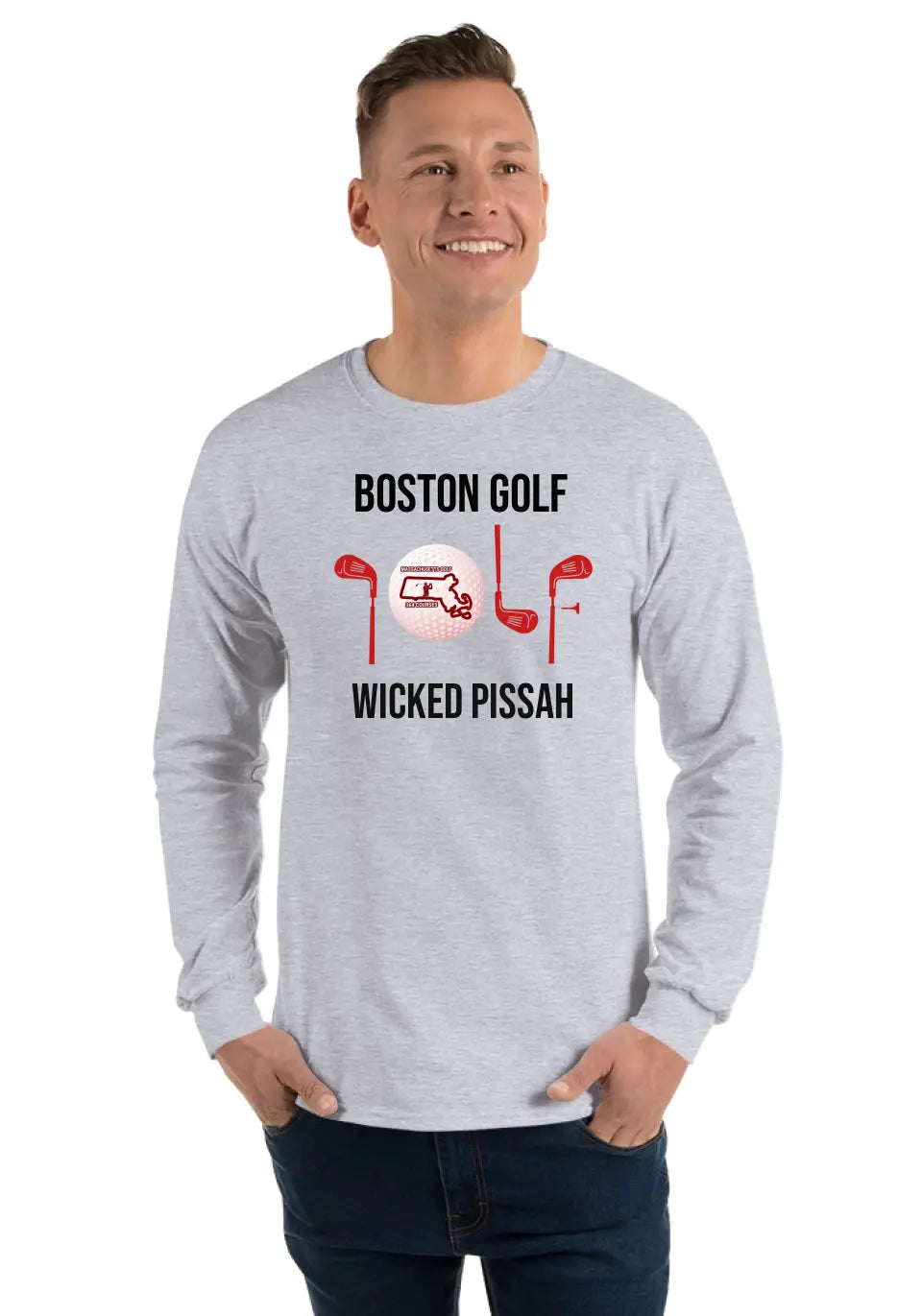 MASSACHUSETTS LS GOLF TEE