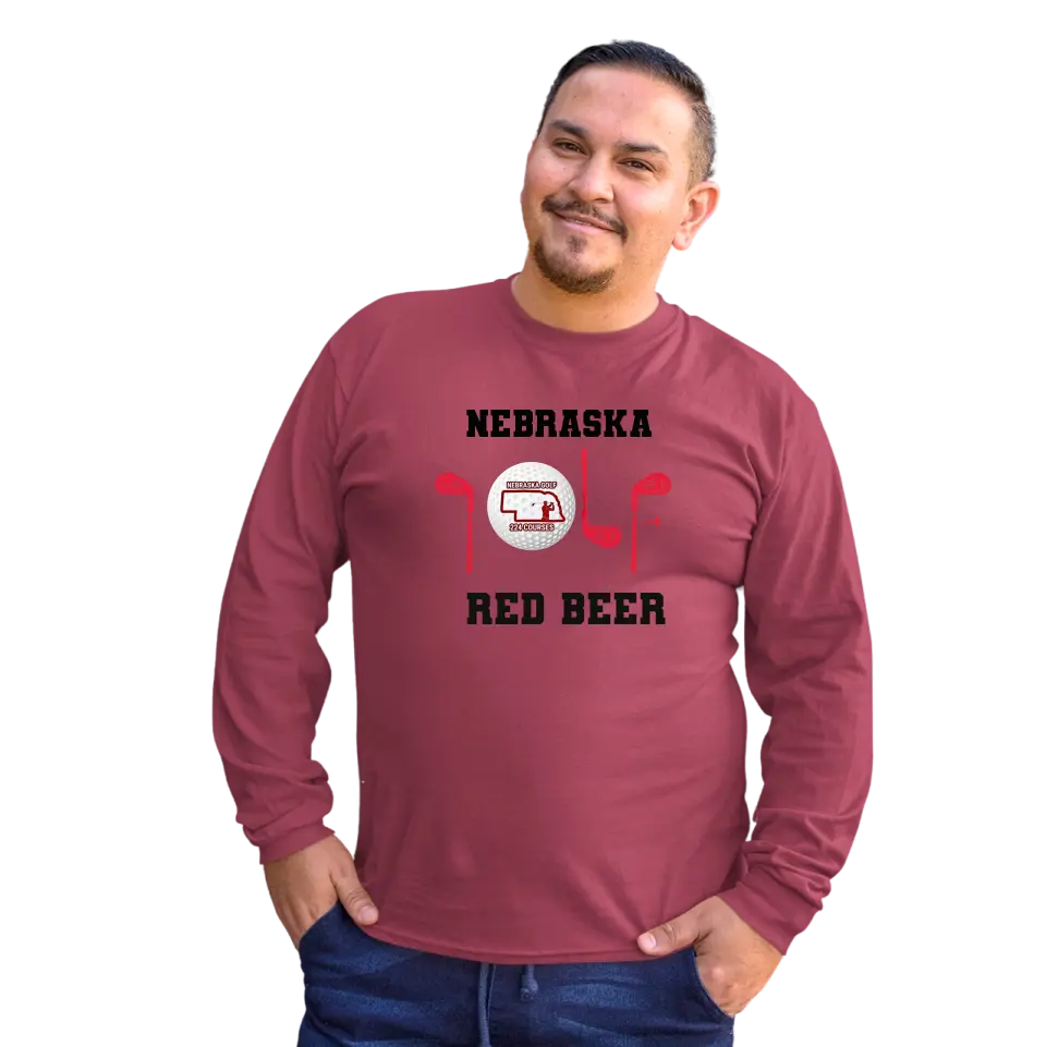 NEBRASKA LS GOLF TEE