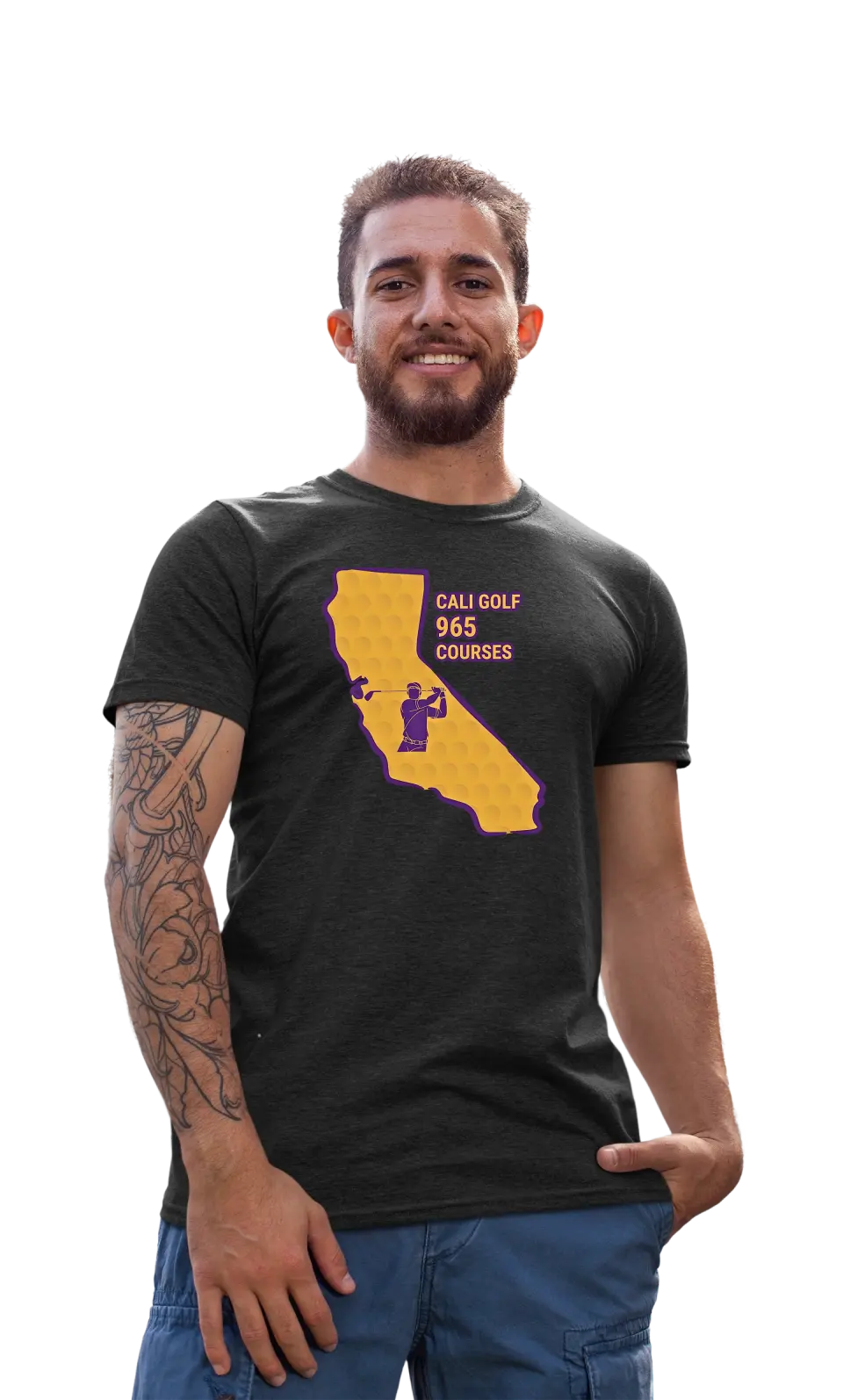 CALI UNISEX TRI-BLEND TEE