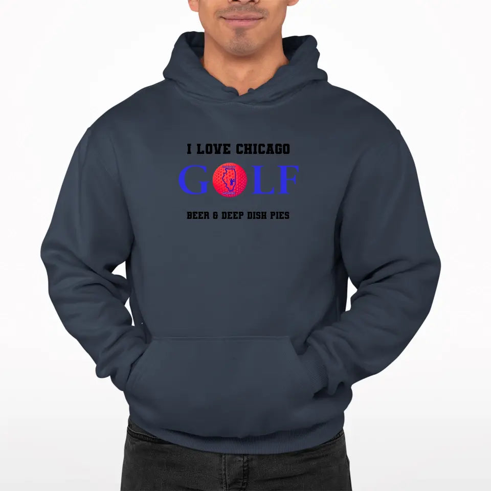 ILLINOIS UNISEX GOLF HOODIE