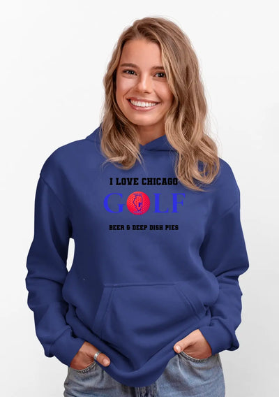 ILLINOIS UNISEX GOLF HOODIE