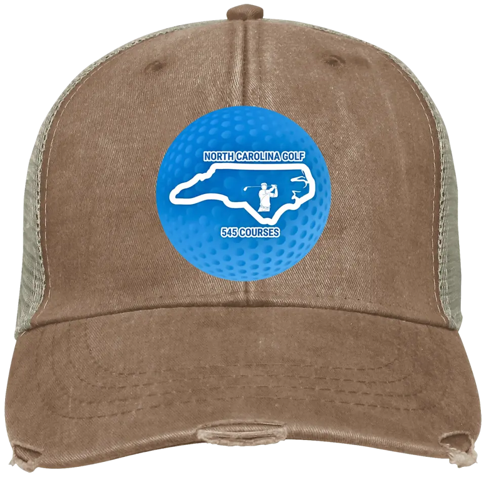 NC LEATHER PATCH CAP