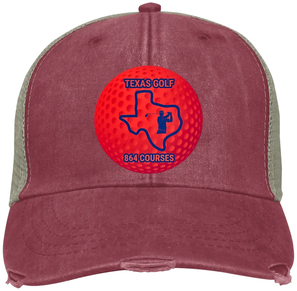 TX LEATHER PATCH CAP