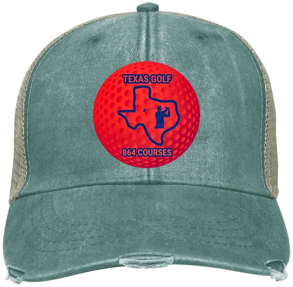 TX LEATHER PATCH CAP