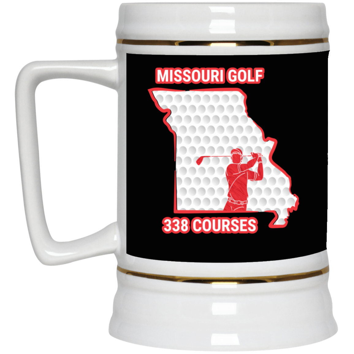 Missouri Beer Stein - Manns Golf Cave