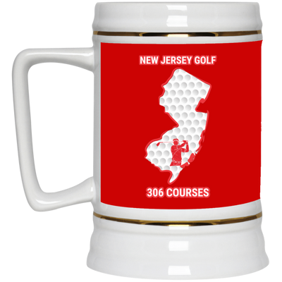 New Jersey Beer Stein - Manns Golf Cave