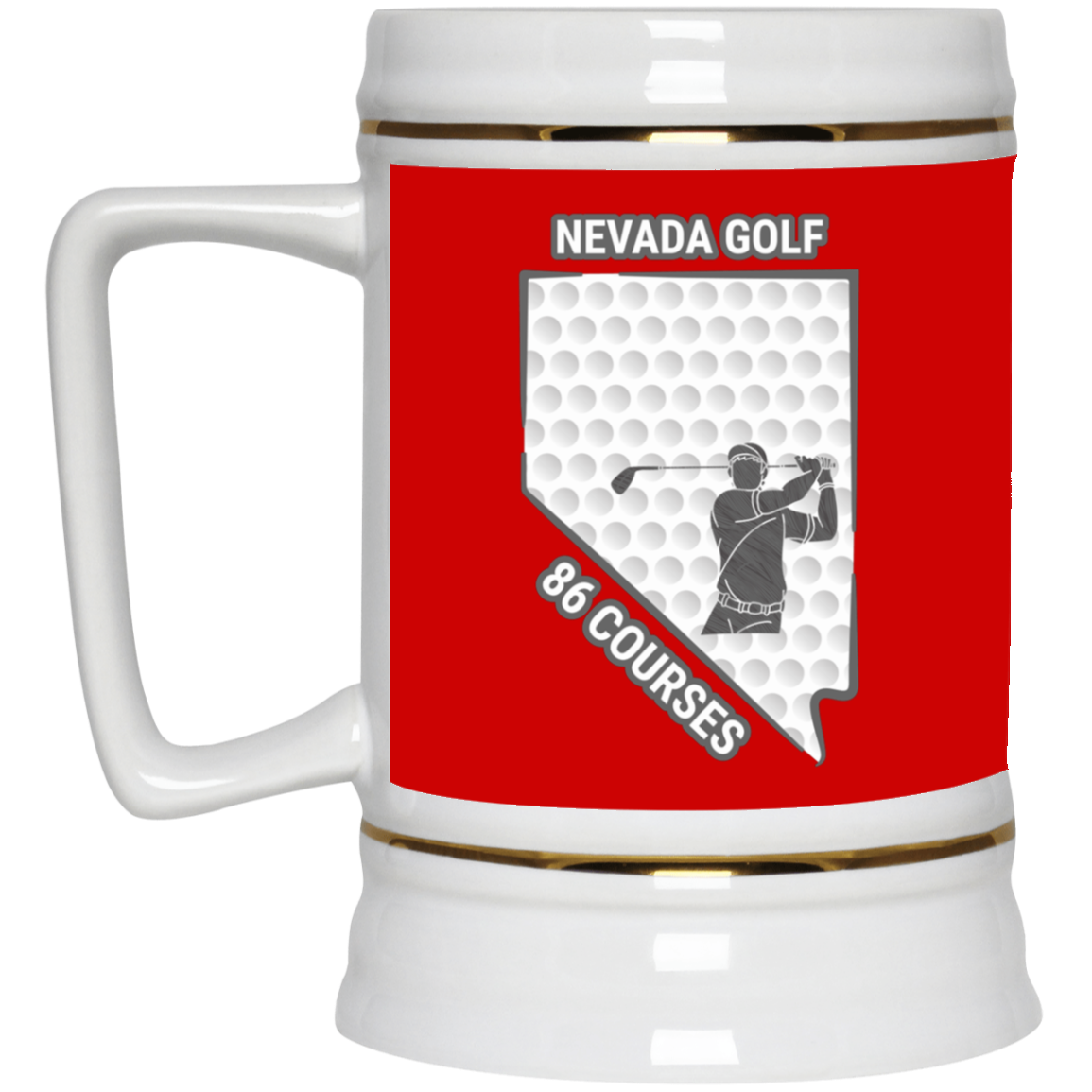 Nevada Beer Stein - Manns Golf Cave