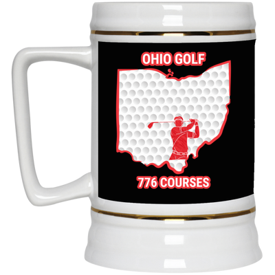 Ohio Beer Stein - Manns Golf Cave