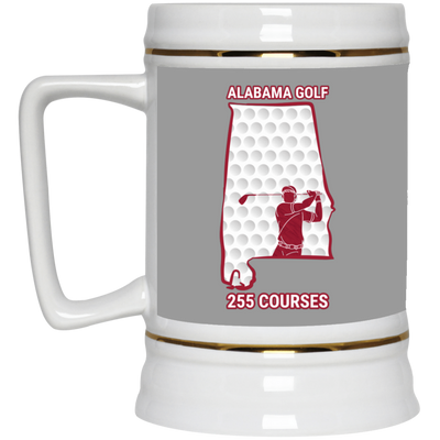 Alabama Beer Stein - Manns Golf Cave