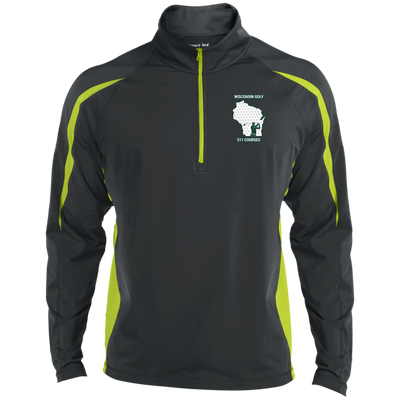 Wisconsin Golf Wicking 1/2 Zip