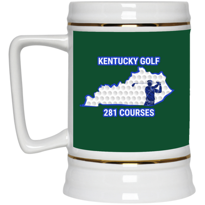 Kentucky Beer Stein - Manns Golf Cave