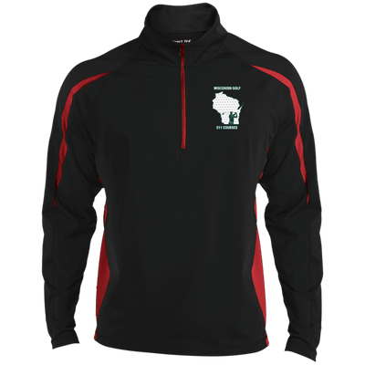 Wisconsin Golf Wicking 1/2 Zip