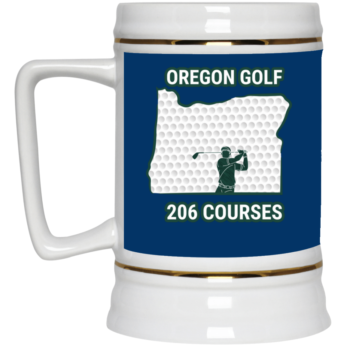 Oregon Beer Stein - Manns Golf Cave