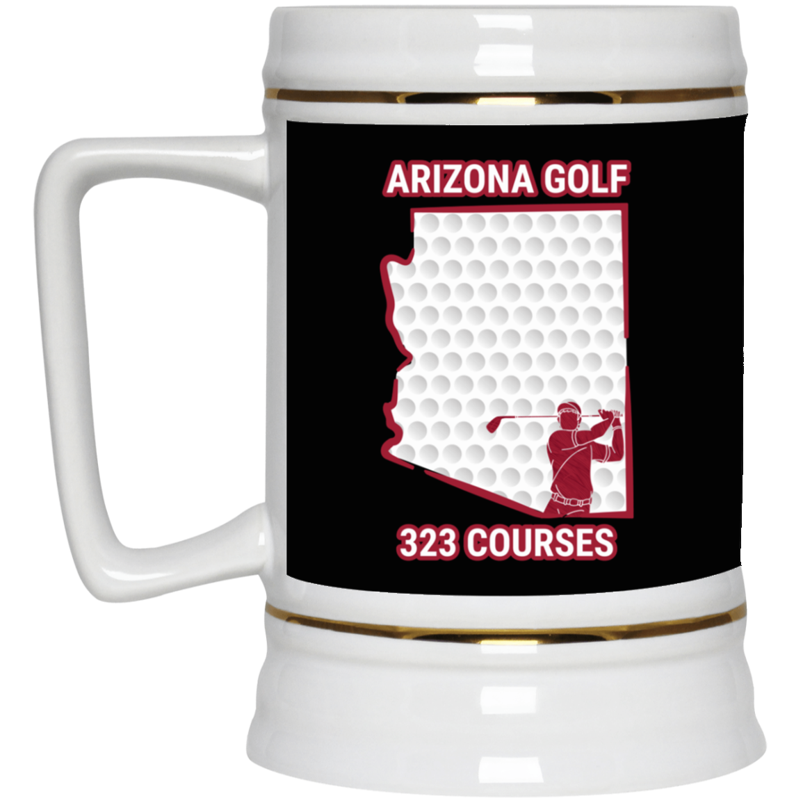 Arizona Beer Stein - Manns Golf Cave