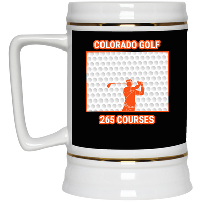 Colorado Beer Stein - Manns Golf Cave