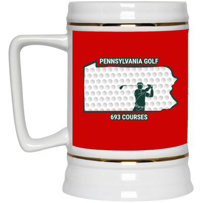 Pennsylvania Beer Stein - Manns Golf Cave