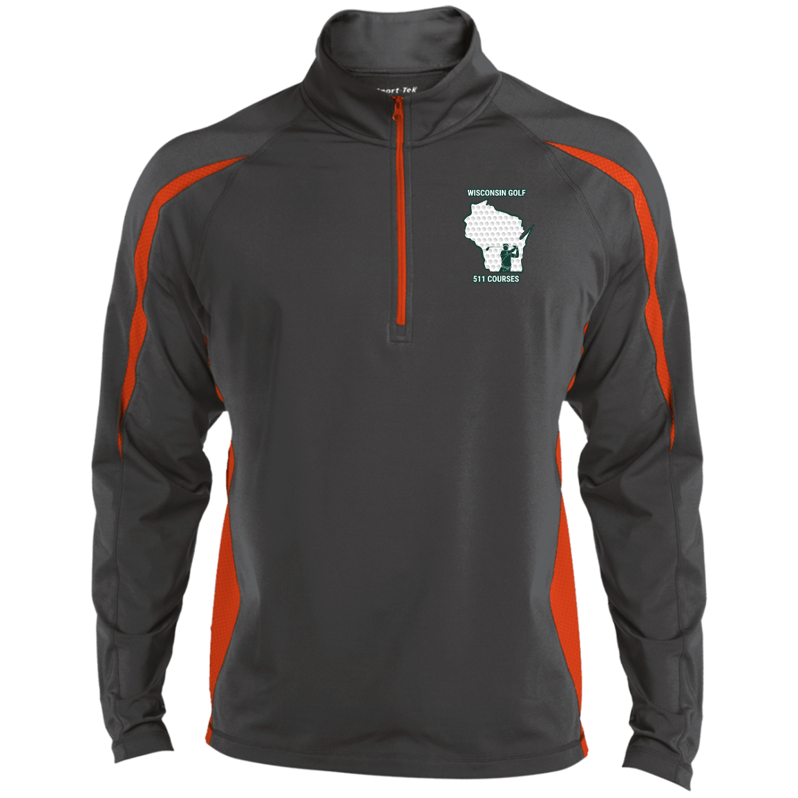 Wisconsin Golf Wicking 1/2 Zip