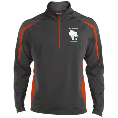 Wisconsin Golf Wicking 1/2 Zip