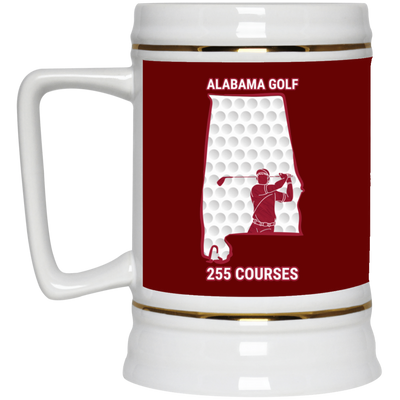 Alabama Beer Stein - Manns Golf Cave