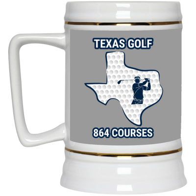 Texas Beer Stein - Manns Golf Cave