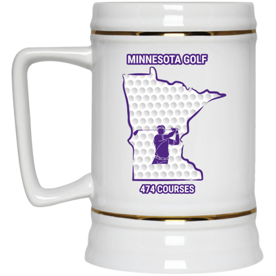 Minnesota Beer Stein - Manns Golf Cave