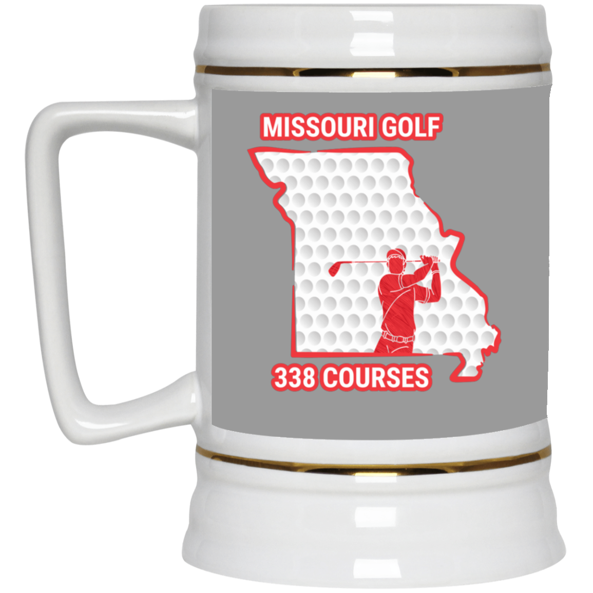 Missouri Beer Stein - Manns Golf Cave