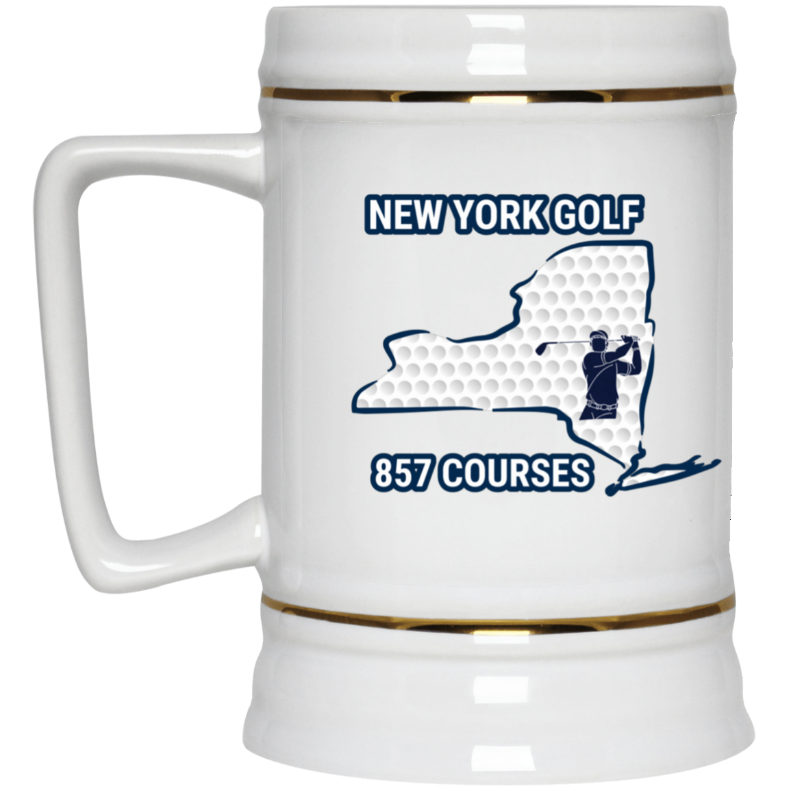 New York Beer Stein - Manns Golf Cave