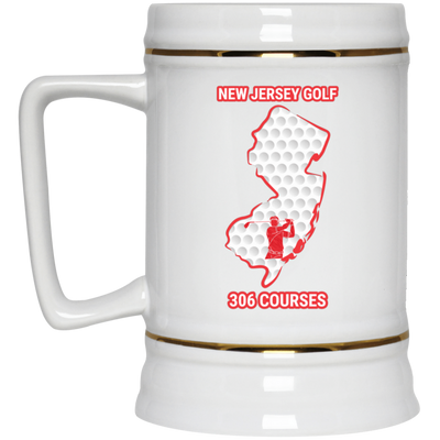 New Jersey Beer Stein - Manns Golf Cave