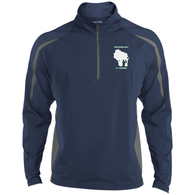 Wisconsin Golf Wicking 1/2 Zip