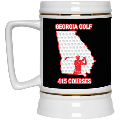 Georgia Beer Stein - Manns Golf Cave