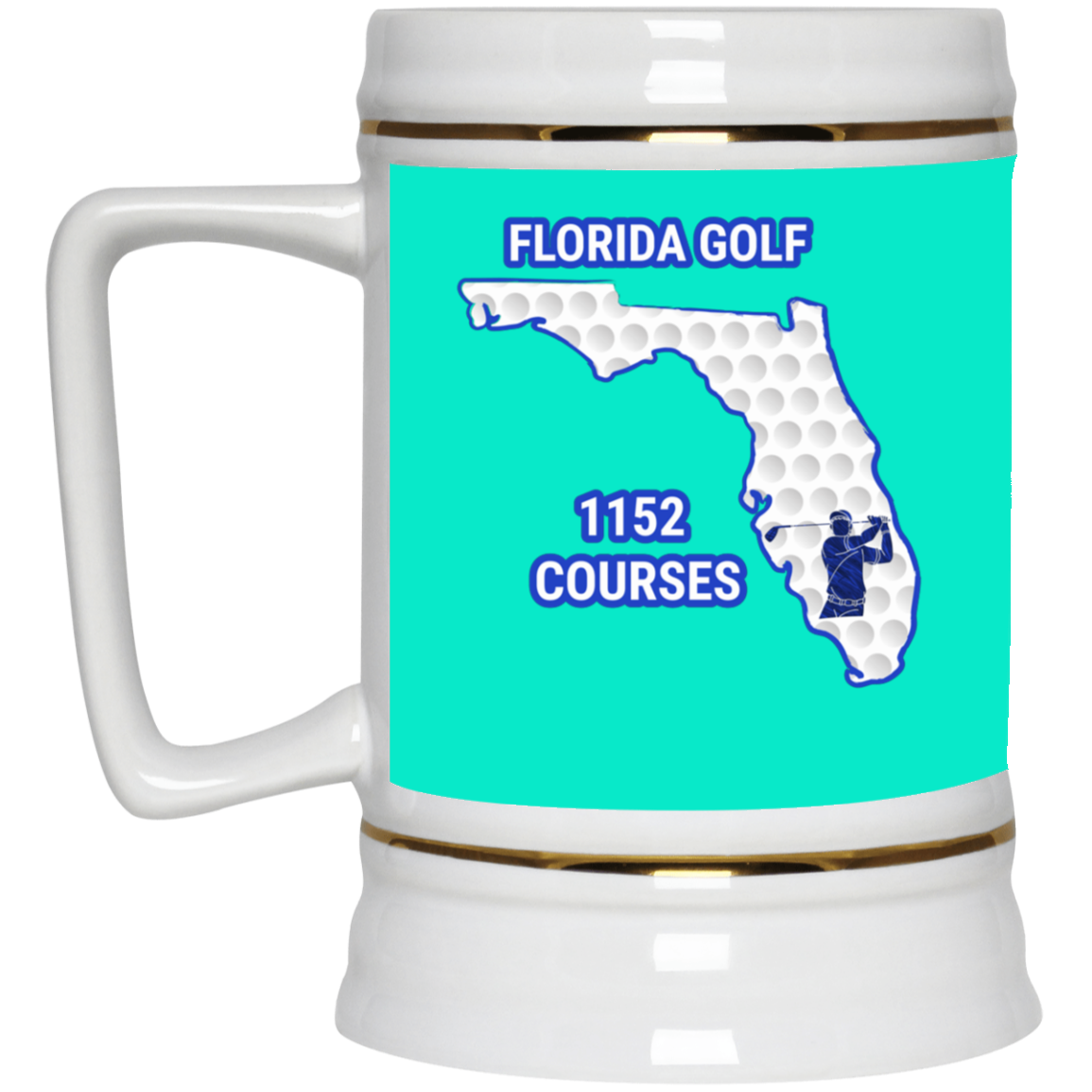 Florida Beer Stein - Manns Golf Cave