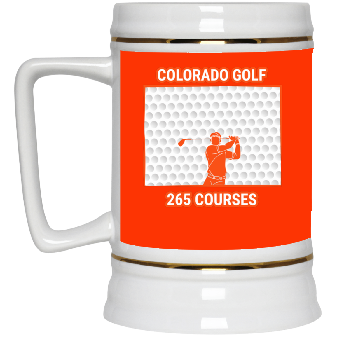 Colorado Beer Stein - Manns Golf Cave