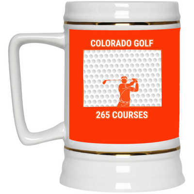 Colorado Beer Stein - Manns Golf Cave