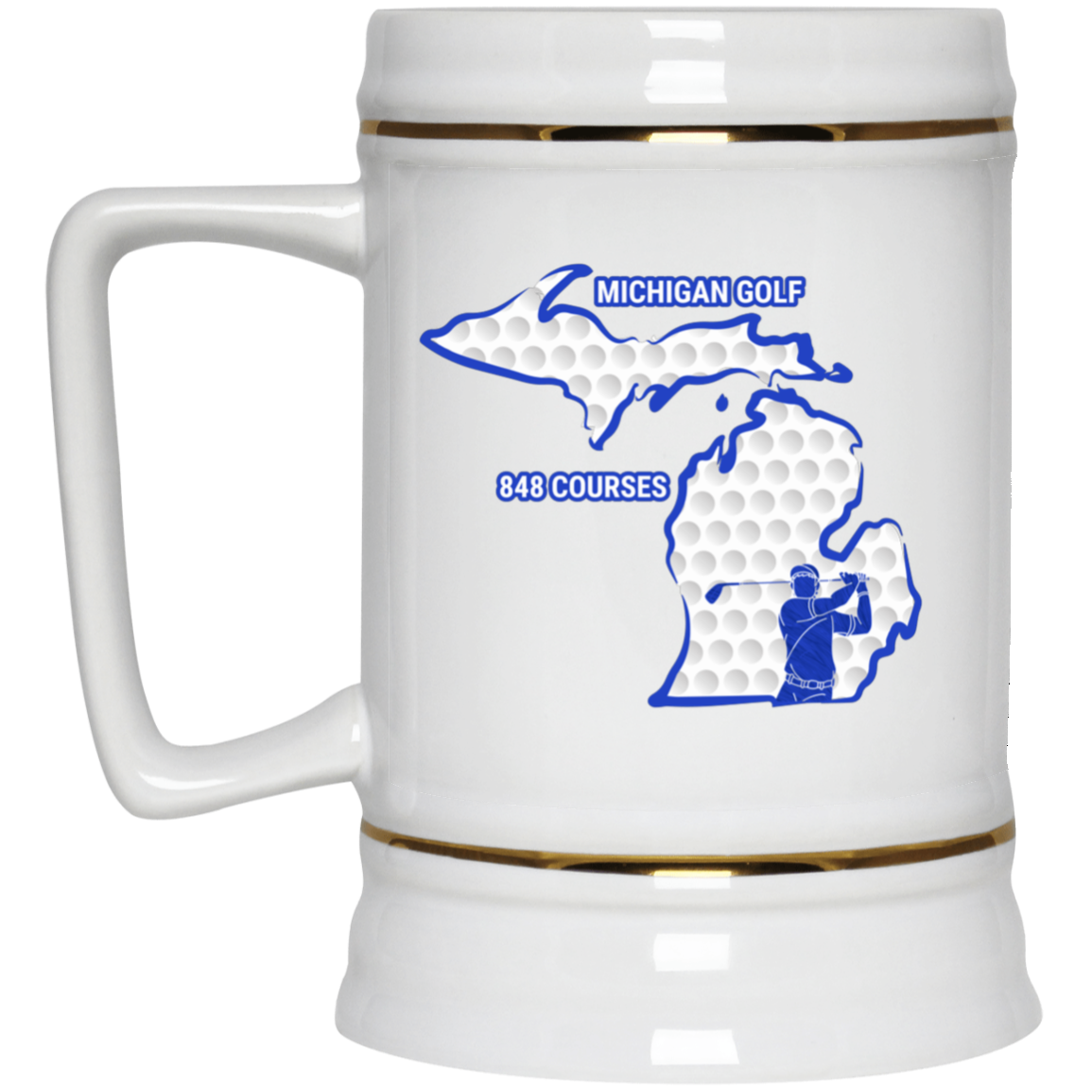 Michigan Beer Stein - Manns Golf Cave