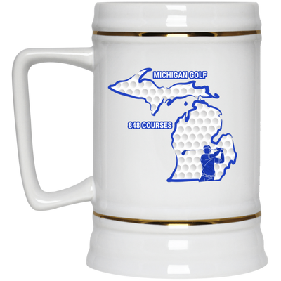 Michigan Beer Stein - Manns Golf Cave